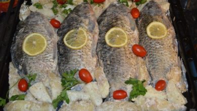 Картофель с рыбой на протвине в духовке 15 Картофель с рыбой на протвине в духовке