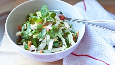 Овощной салат с курочкой