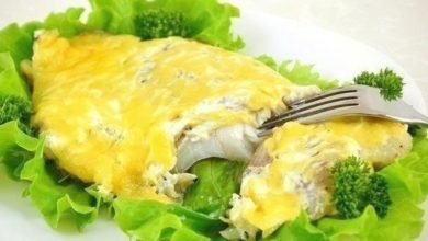 Рыба, запеченная с сыром