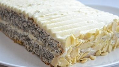 Торт маковый