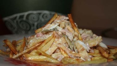 Салат с копченой курицей 9 Салат с копченой курицей