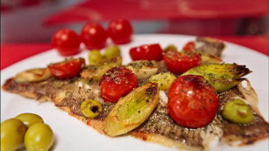 Камбала-с-овощами-по-итальянски