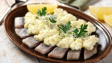 Сельдь под нежным белым соусом 10 Сельдь под нежным белым соусом